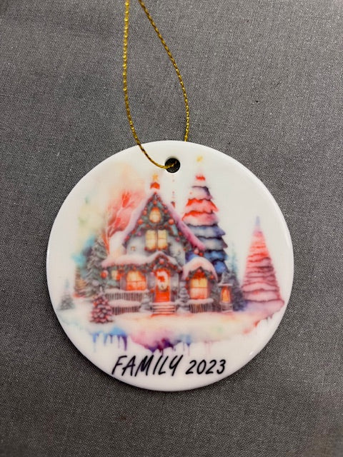 Ceramic Ornament - Personalised